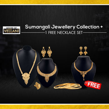 Sumangali Jewellery Collection + 1 Free Necklace Set