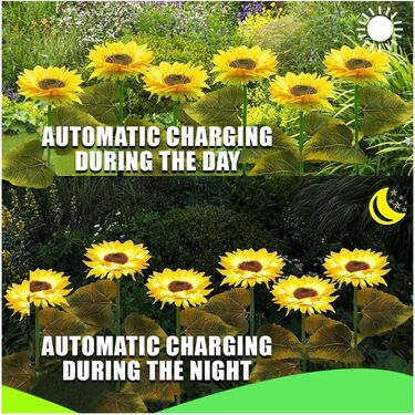 Sunflower Solar Powered light (D11)