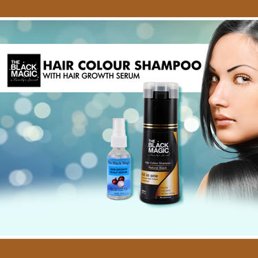 The Black Magic Hair Color Shampoo with Hair Energizing Scalp Serum