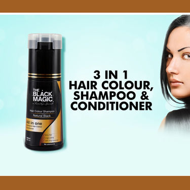 The Black Magic Hair Color Shampoo with Hair Energizing Scalp Serum