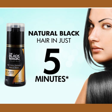 The Black Magic Hair Color Shampoo with Hair Energizing Scalp Serum