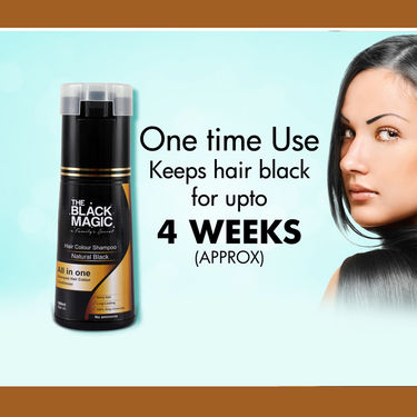 The Black Magic Hair Color Shampoo with Hair Energizing Scalp Serum