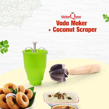 Vada Maker + Coconut Scrapper (VM2)