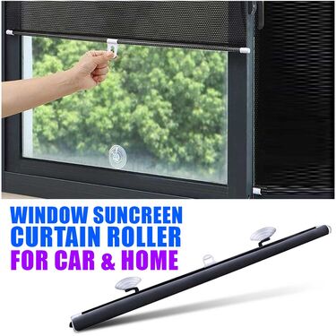 Window Sunscreen Curtain Roller For Car & Home